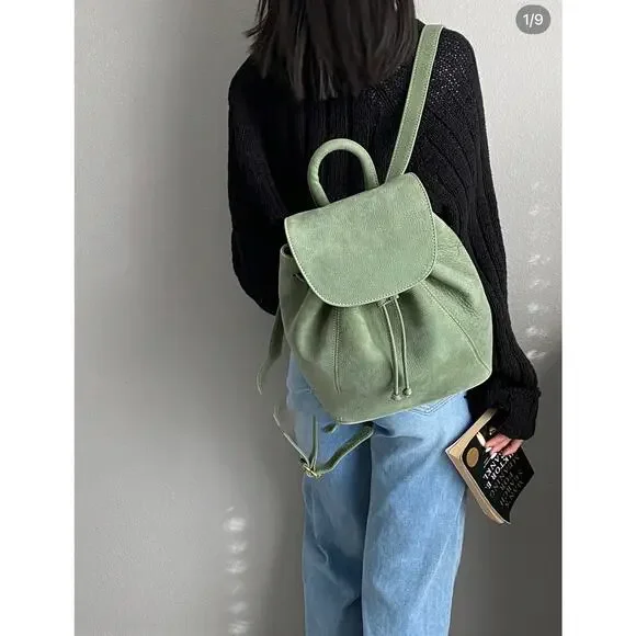 LIKE NEW! Vintage Coach Sonoma Large Natural Grain leather Daypack backpack
